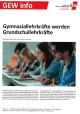 Gymnasiallehrkräfte werden Grundschullehrkräfte