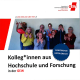 Fachgruppenflyer:  Hochschule und Forschung