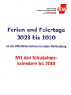 Ferien und Feiertage 2023 bis 2030 in Baden-Württemberg